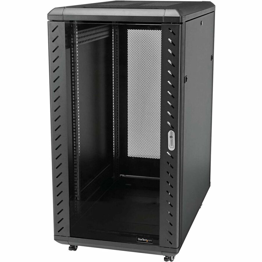 StarTech.com 4-Post 22U Server Rack Cabinet, 19" Data Rack Cabinet for Comp