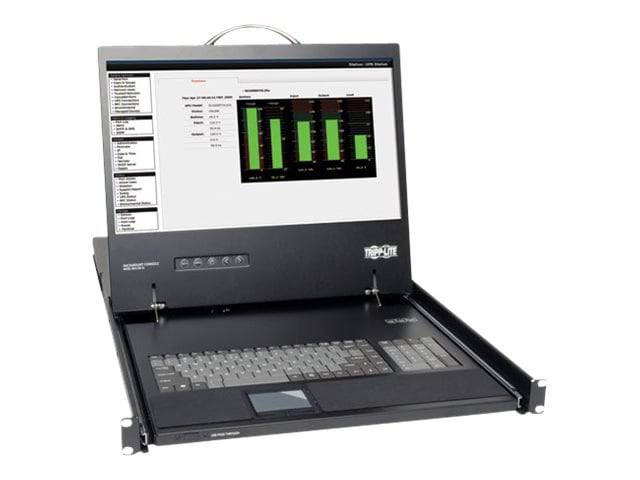 Tripp Lite KVM Rack Console w/ 19" LCD in 1URM Steel Drawer