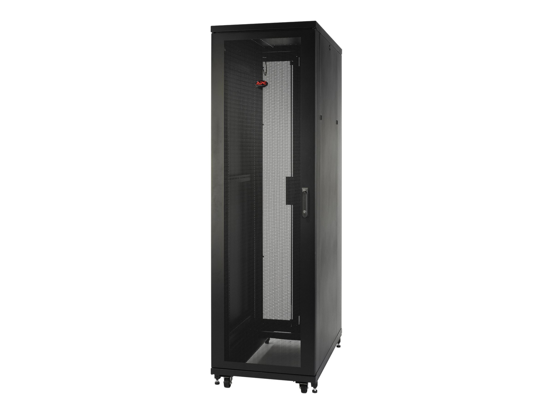 NetShelter SV 48U 600mm Wide x 1200mm Deep Enclosure with Sides Black