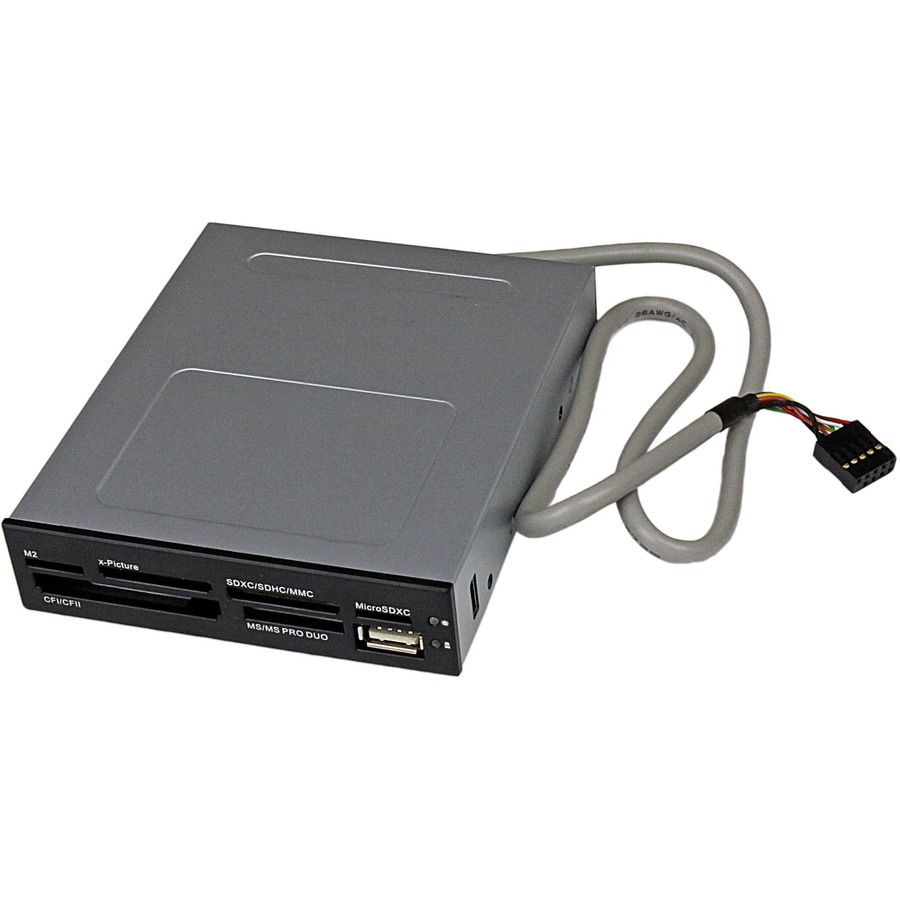 StarTech.com 3.5in Front Bay 22-in-1 USB 2.0 Internal Multi Media Memory Ca
