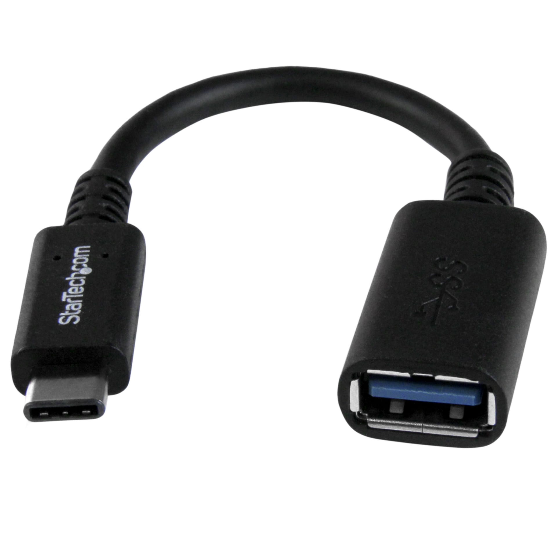 StarTech.com 6in (15cm) USB-C to USB-A Adapter, USB 5Gbps, 3A, USB-C Male t