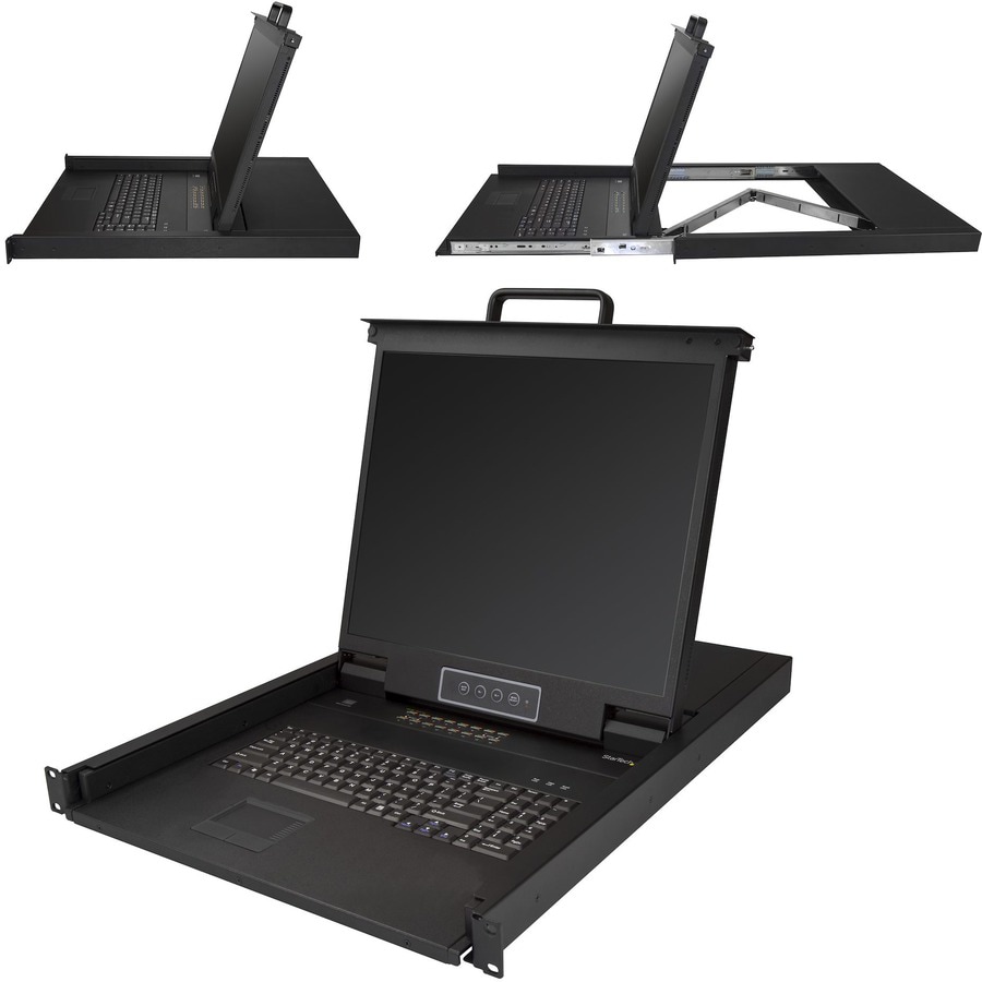 StarTech.com 16 Port Rackmount KVM Console w/ Cables - Integrated KVM Switc
