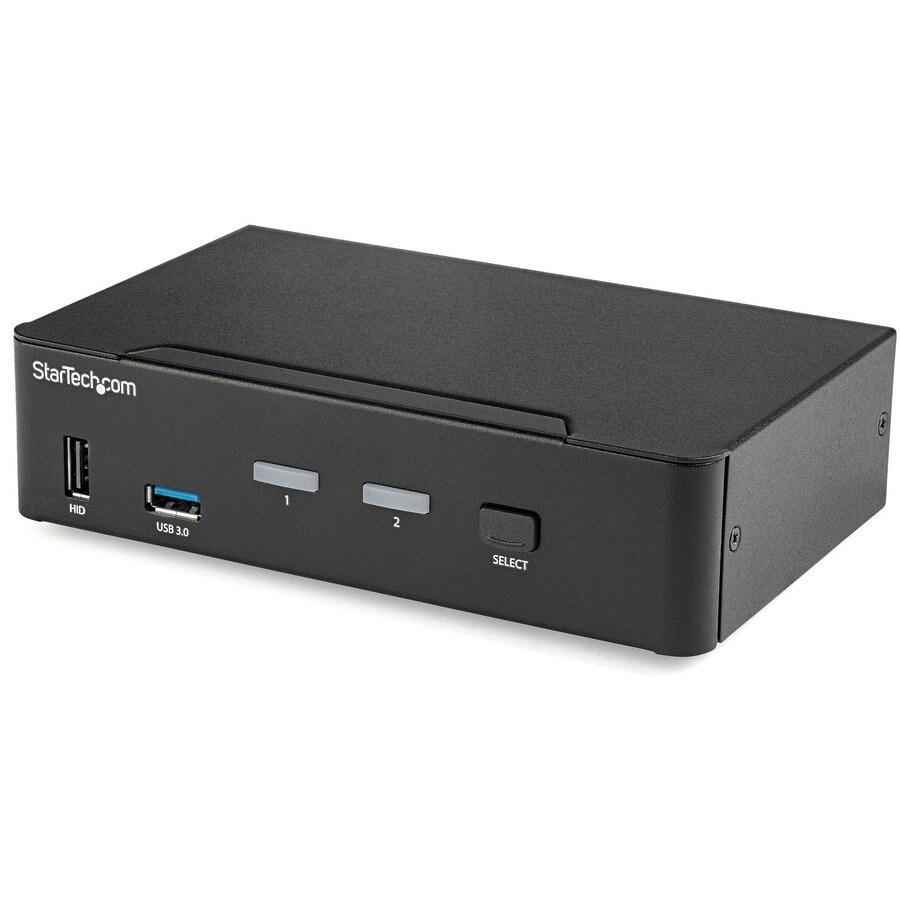 StarTech.com 2 Port DisplayPort KVM Switch - 4K 60Hz - Single Display - UHD