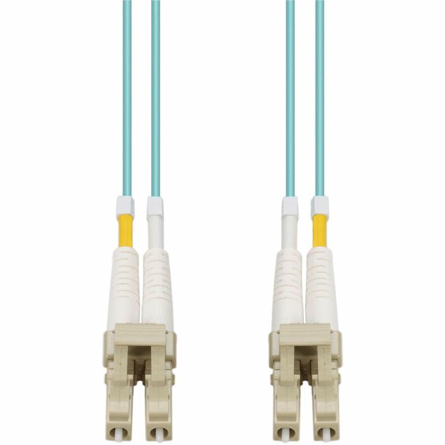 Proline 3m LC to LC Aqua OM4 Duplex OFNR (Riser-Rated) TAA Fiber Patch Cabl