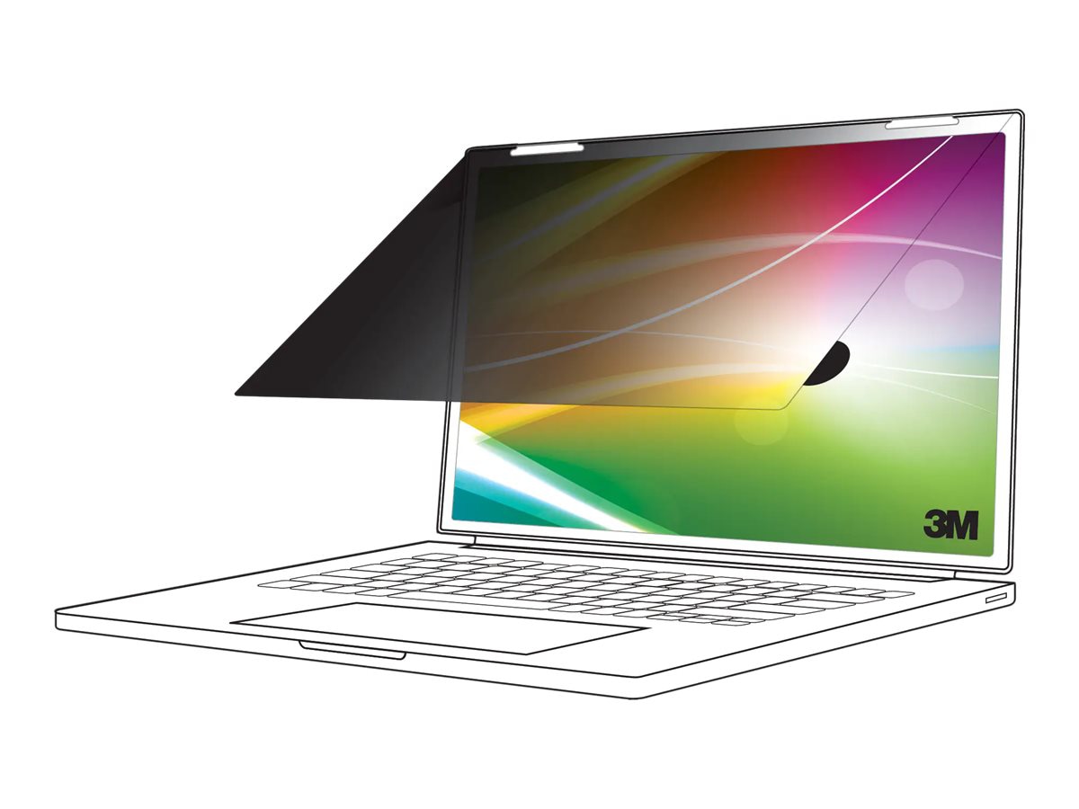 3M Bright Screen Privacy Filter for 14in Full Screen Laptop, 16:10