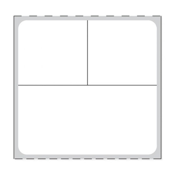 Code PDC 2"x1-15/16" 3" Core Cerner Direct Thermal Paper Permanent Label -