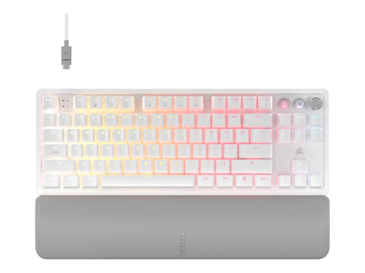 CORSAIR K70 PRO TKL - keyboard TKL - QWERTY - US English - white Input Devi