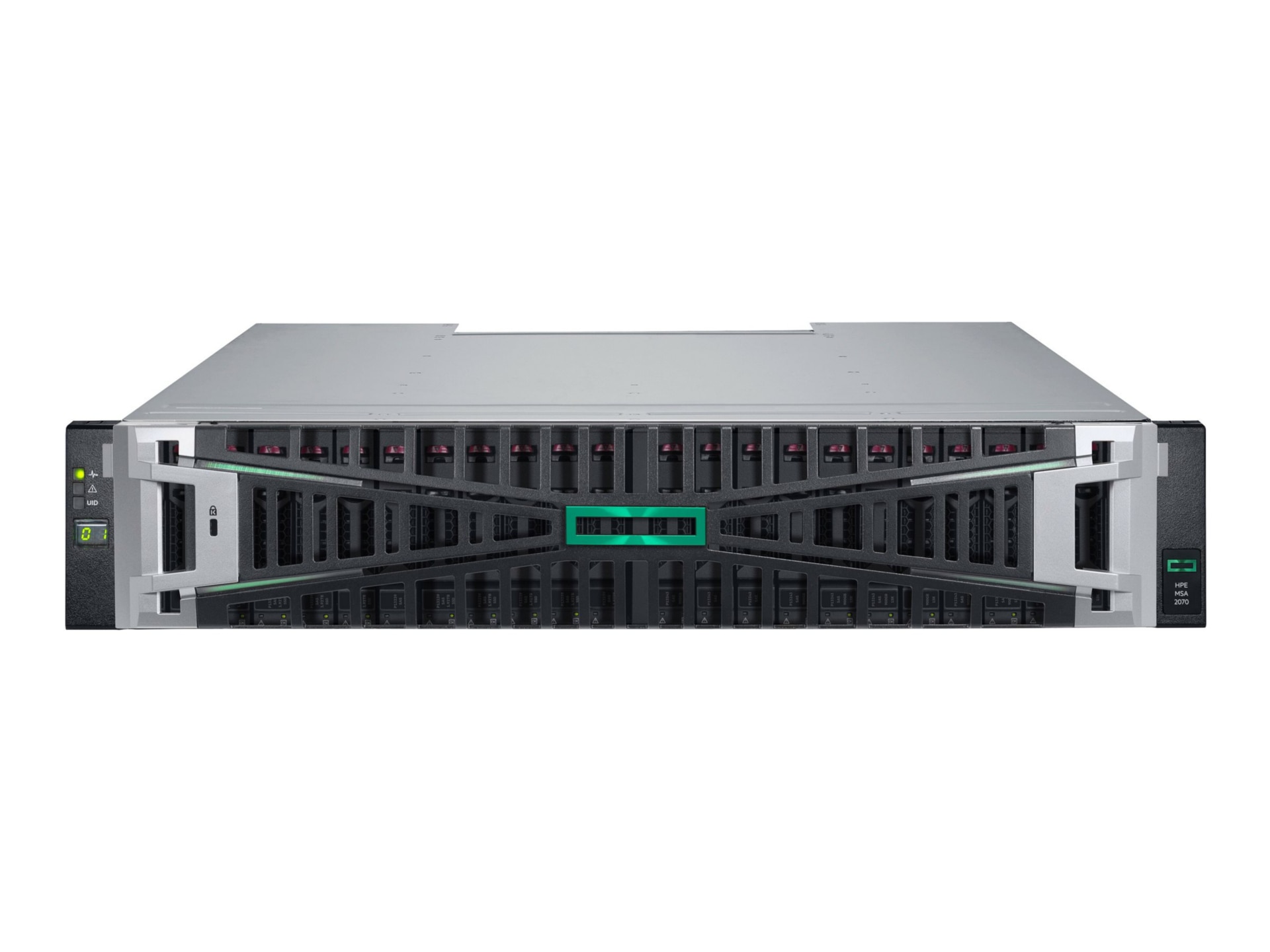 HPE Modular Smart Array 2070 10GBASE-T iSCSI SFF Storage - 7th Generation -
